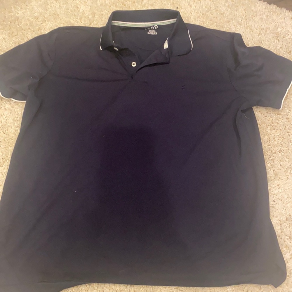 Izod golf shirts navy